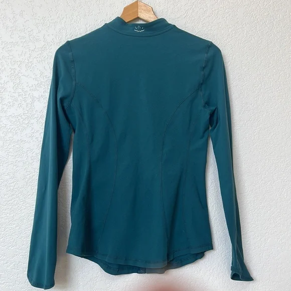 Beyond Yoga Curved Jacket Fitted Activewear Green size Medium - Picture 10 of 14